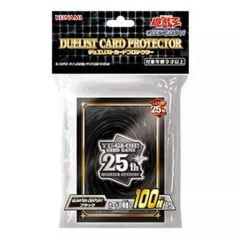 遊戯王　クォーターセンチュリーブラック　スリーブ　25th 未開封)スリーブ 遊戯王 25th 100枚 クオーターセンチュリー ブラック