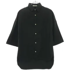 美品▲MADISON BLUE マディソンブルー/ウールBD半袖シャツ▲ネイビー SEASON