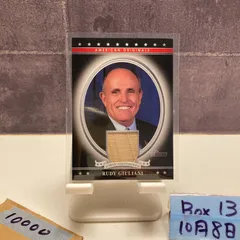 2009 Topps Heritage Rudy Giuliani NEW YORK YANKEES Stadium Seat Relic American Originals カード