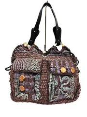 【中古】Jamin Puech　ジャマンピエッシュ　トートバッグ　大きいサイズ　※難あり＿s11＿セルモアから出品＿s-0225-r11