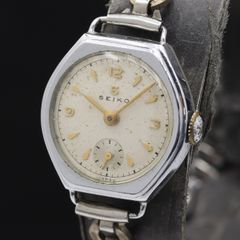 昭和初期 セイコー スモールセコンド 美品 手巻き 腕時計 稼働品