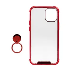 【 新品 未開封 】 OWLTECH ｉＰｈｏｎｅ １２ ｍｉｎｉ ５．４インチ対応 リング付ハイブリッド耐衝撃ケース レッド OWL-CVIC5407-RE 未使用 送料無料