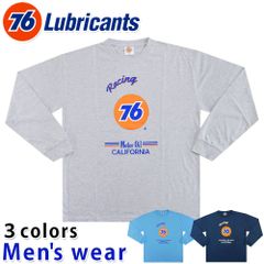 ナナロク 長袖 Tシャツ メンズ ワイド ユニオン 76 バイク オイル グッズ 761-3912A