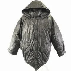 renoma★ポリウレタンコーティング/高比率70％/ダウンジャケット【メンズL/暗茶】フルダブルジップ/着脱フード/レノマ◆BC772