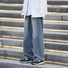 メンズ ファッション 服 男性用 オシャレ シンプル 大人 かっこいい 大きいサイズ ストリート 紳士服 ストレート レッグ タイダイ柄 ジーンズ スリム 夏 ストリート フロア レングス ワイド フレア パンツ 