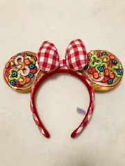 【当日発送】ミニー　ピザモチーフ 人気カチューシャ　アメリカディズニーイート 楽天市場】ピザ カチューシャ ミニー 東京ディズニーシー限定