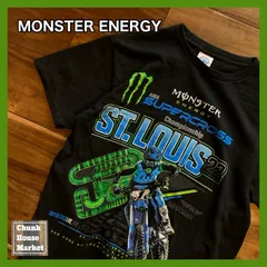 モンスターエナジー AMAスーパークロス メンズ ブラック 黒 S 古着 半袖 Tシャツのサムネイル