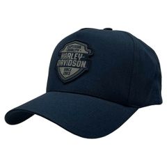 Harley-Davidson ハーレーダビッドソン メンズ パッチ ベースボール キャップ ネイビー