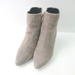 ■ SEVEN TWELVE THIRTY セヴントゥエルヴサーティ ヒール柄あり ショート丈 ブーツ サイズ22.5 グレー系 レディース E  【1404240022102】