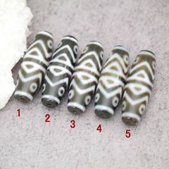 1点物 最高品質 4A至純天珠 金剛虎牙六眼天珠 コンゴウトラガロクガンテンジュ  約38mm×約12mm 天然石