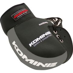 ネオプレーンハンドルウォーマー/ハンドルカバー バイク用 ブラック/グレー フリー コミネ(KOMINE) AK-021 345