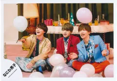 【中古】生写真(ジャニーズ) なにわ男子/西畑大吾・藤原丈一郎・大橋和也/横型・全身/シングル「ハッピーサプライズ」MV＆ジャケ写オフショット/公式生写真