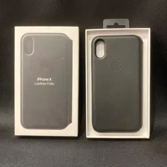 Apple - iPhoneX 純正レザーフォリオ ケース Apple 純正 iPhoneX レザーフォリオケース エレクトリックブルー