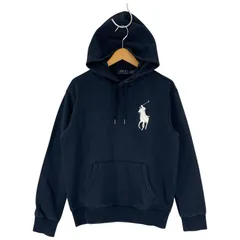 POLO RALPH LAUREN ポロ・ラルフローレン ロゴ プルオーバーパーカー sizeSP/ネイビー
