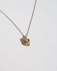 ABISTE triple knot bijou charm necklace アビステ トリプルノット ビジュー チャーム ネックレス