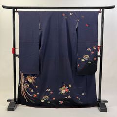 中振袖 振袖 正絹 中古品 紫 紫色  3S769 HACX722