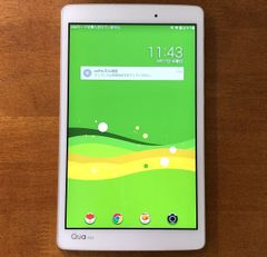 au Qua tab PX LGT31 8インチタブレット ホワイト(WB749