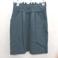 ◇ ⊇ Φ PROPORTION BODY DRESSING 膝丈 タイト スカート サイズ2 グリーン系 レディース E  【1410100044115】