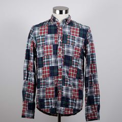 【中古品】Denim & Supply Ralph Lauren　クレイジーパターンパッチワークシャツ Size:S