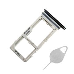 Bestdealing 交換用デュアルSIMカードトレイホルダー サムスン Galaxy Note10+ Note 10 Plus 6.8インチ SM-N975F SM-N975U N9750 N975U1 N975W ニードル付き (シングルカードバージョ 