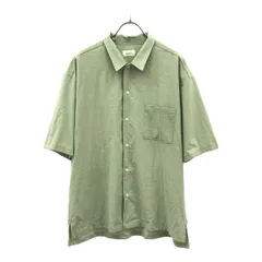 JUNRed ジュンレッド 半袖 シャツ L グリーン メンズ 古着