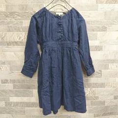 BEAMS mini キッズ子供服 ボールレースボリュームワンピース 10082