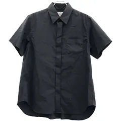 FUMITO GANRYU フミト ガンリュウ 24SS WATTEAU PLEATED HALF SLEEVE ワトープリーテッドハーフスリーブシャツ FU11-SH-01 ブラック 1のサムネイル