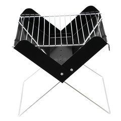 BBQコンロ バーベキューコンロ　折りたたみ式グリル 持ち運びが簡単 バーベキューグリル 屋外用　アウトドア　 網焼き炭 炭火　キャンプ　2-4人用 30cm　BBQスタンド