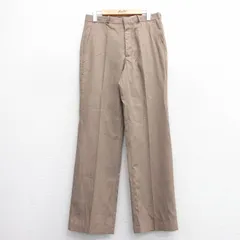 W32/古着 FARAH スラックス パンツ メンズ 80s ウール ベージュ系 カーキ 25feb06 中古 ボトムス ロングのサムネイル