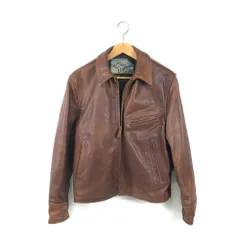 エアロレザー　ハーフベルト　SFT サイズ34 ブラウン　美品 AERO LEATHER エアロレザー HALFBELT STF ハーフベルト フロント