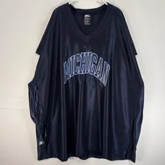 Mサイズ】NIKE×ミシガン大学 紺×黄 オーバーサイズ 胸刺繍