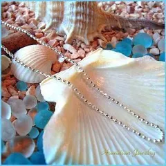 ハワイアンジュエリー　ダイヤモンド カットボールチェーン