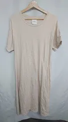 ◇ ⊂ Ray BEAMS レイ ビームス Tシャツワンピ 半袖 ロング丈 ワンピース 表記なし ベージュ レディース E  【1409240068518】