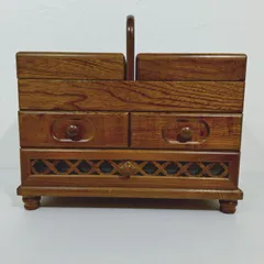 【タグ付き＊未使用】G-wood ジュエリーボックス　オルゴール　天然木　昭和 タグ付き＊未使用】G-wood ジュエリーボックス オルゴール 天然