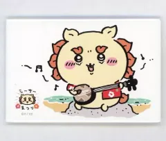 【中古】マグネット・磁石 シーサー(三線) スクエアマグネット 「ちいかわ なんか小さくてかわいいやつ シーサー祭り!!! POP UP STORE＠沖縄」