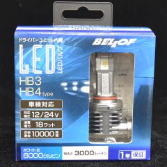 BELLOF  HEAD&FOG LED BULB 6000K  ＜未使用品＞