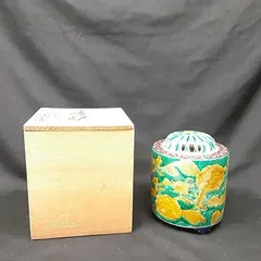 成龍＊九谷焼 香炉 金山造 アンティーク 骨董 置物 インテリア 2025年最新】九谷 香炉の人気アイテム - メルカリ