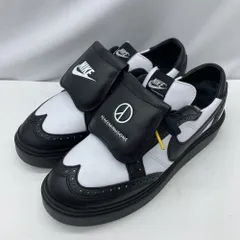 【中古】NIKE×PEACEMINUSONE KWONDO1 ローカットスニーカー ブラック/ホワイト DH2482-101[19]