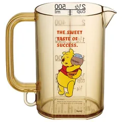 くまのプーさん メジャーカップ 500ml 計量カップ 日本製 プーファニーフェイス スケーター
