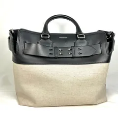 【BURBERRY】バーバリー　ミディアムベルトバッグ　トートバック　ショルダーバック　4075905　レディース　メンズ　ユニセックス【中古品】　USED-AB【9304】