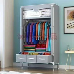 ニトリ　洋服タンス　クローゼット　ワードローブ 開閉しやすいカーテン式ワードローブ(クーリ KL001 幅79cm