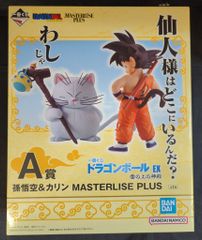 BANDAI SPIRITS 이치 반 쿠지 드래곤 볼 EX 구름 위의 신전 A상 손오공 & 카린 MASTERLISE PLUS