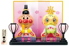 【中古】フィギュア アンパンマン＆メロンパンナちゃん 雛人形 「それいけ!アンパンマン」