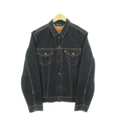 リーバイス Levi's 72334-0437 3rd サード トラッカー デニム ジャケット Gジャン ジージャン ストレッチ M 紺 インディゴ /AH15 ■GY18