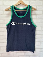 ★値下げ チャンピオン Champion タンクトップ ノースリーブ ワンポイント Tシャツ ホンジュラス製