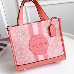 COACH デンプシー  22 シグネチャー トート ジャカード 新品未使用