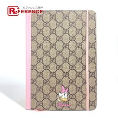 GUCCI グッチ ノートブック デイジーダック GGスプリームキャンバス ピンク