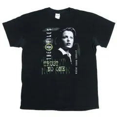 【M】海外ドラマ X-FILES Xファイル TRUST NO ONE AGENT DANA SCULLY Tシャツ ダナ・キャサリン・スカリー ジリアン・アンダーソン