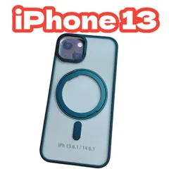 🔶 iPhone 13ケース リング クリア クリアケースアイフォン13スマホケース　マグセーフ ソフトケース リング付きケース ブラック黒ブラック🔶