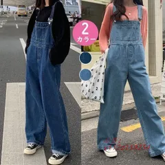 サロペットオーバーオールレディースワイトパンツ薄手ロングパンツゆったりボトムス大きいサイズカジュアル安い春夏30代40代50代オシャレ着痩せ   vii2z159254